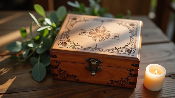 Boite de mariage en bois : l'élégance naturelle pour un jour unique